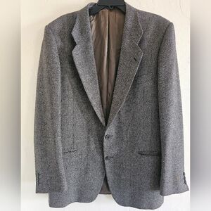 Mani By Giorgio Armani Brown Mens Blazer Size 41L Made in Italy